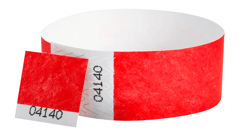 1" Tyvek® Detachable Stub Wristbands