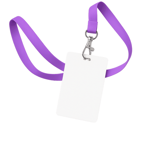 Custom lanyard with PVC ID card – full-color polyester event badge lanyard for festivals and businesses in the U.S.