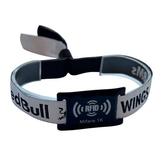 Custom RFID cloth wristbands – secure fabric RFID bands for access control and cashless events