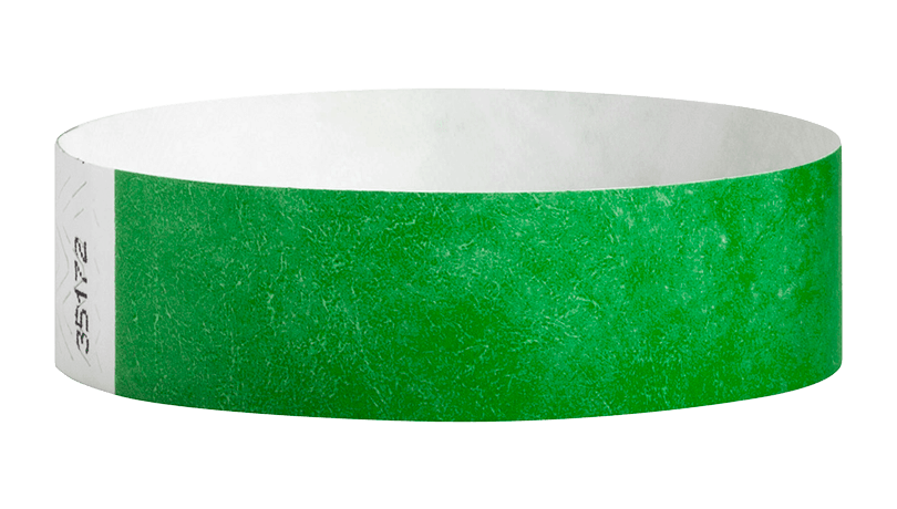 3/4" Tyvek® Wristbands – Solid Colors
