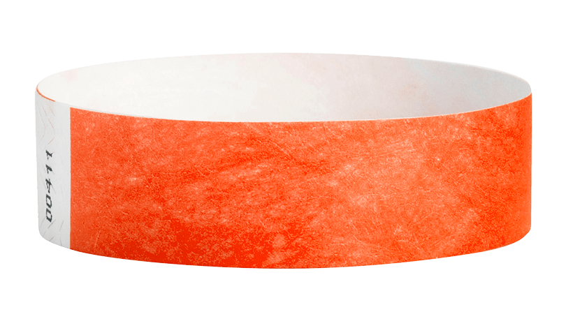 3/4" Tyvek® Wristbands – 100 Packs