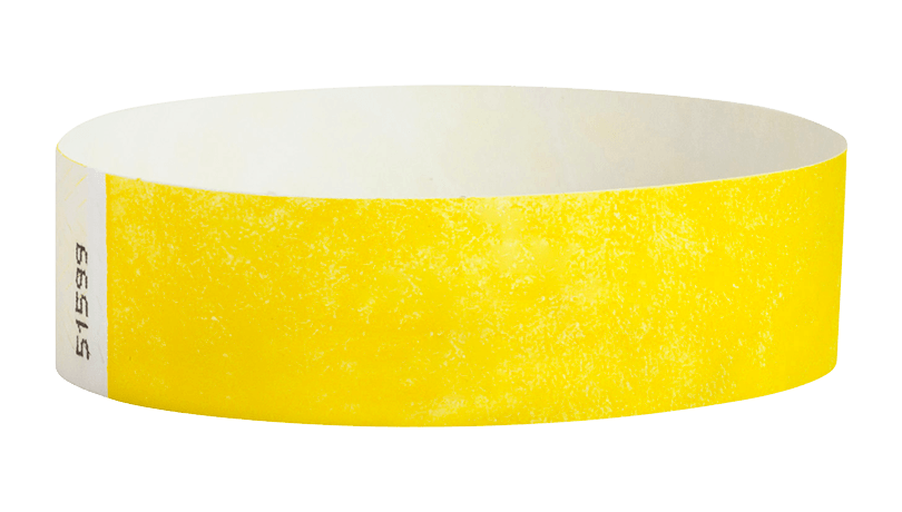 3/4" Tyvek® Wristbands – Solid Colors