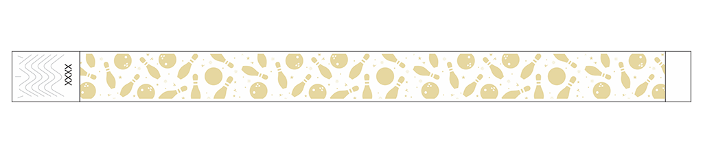Bowling Fun - 3/4" Tyvek® Wristbands
