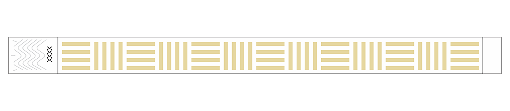 Cipher Stripes - 3/4" Tyvek® Wristbands