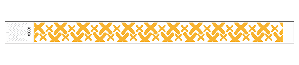 Double X - 3/4" Tyvek® Wristbands