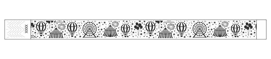 Festivals Big Top - 3/4" Tyvek® Wristbands