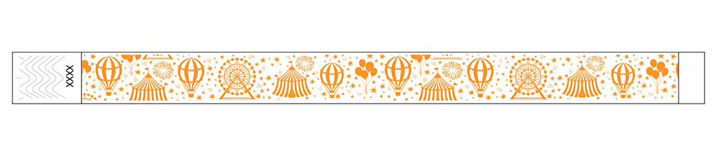 Festivals Big Top - 3/4" Tyvek® Wristbands