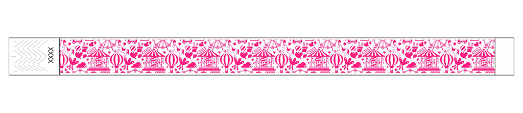 Festivals Funfair - 3/4" Tyvek® Wristbands