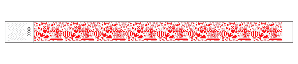 Festivals Funfair - 3/4" Tyvek® Wristbands
