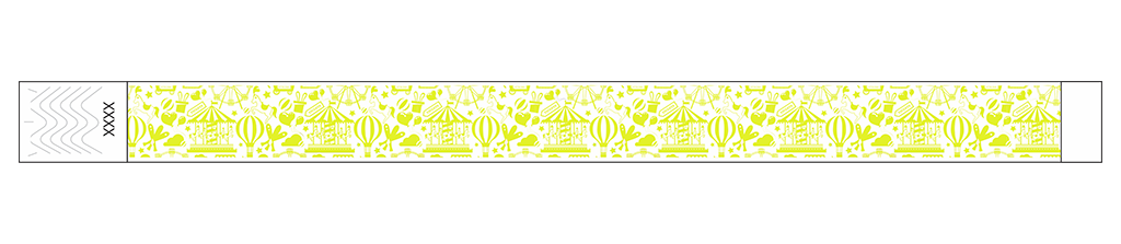 Festivals Funfair - 3/4" Tyvek® Wristbands