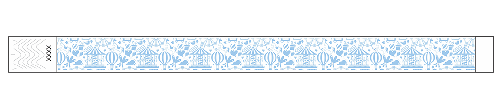 Festivals Funfair - 3/4" Tyvek® Wristbands