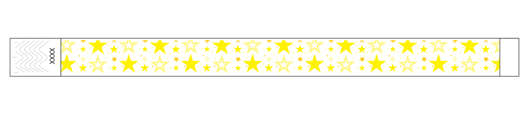 Galaxy Stars - 3/4" Tyvek® Wristbands
