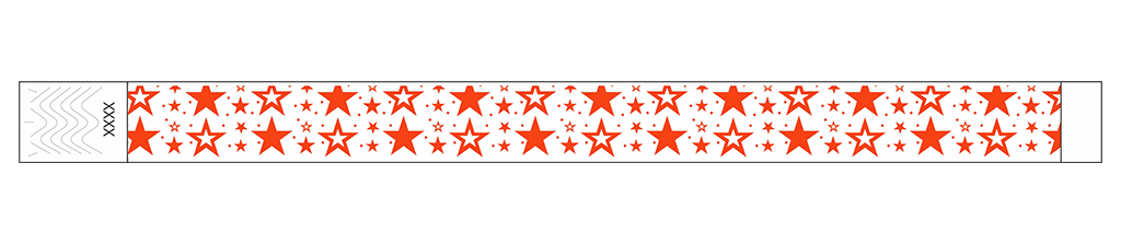 Galaxy Stars - 3/4" Tyvek® Wristbands