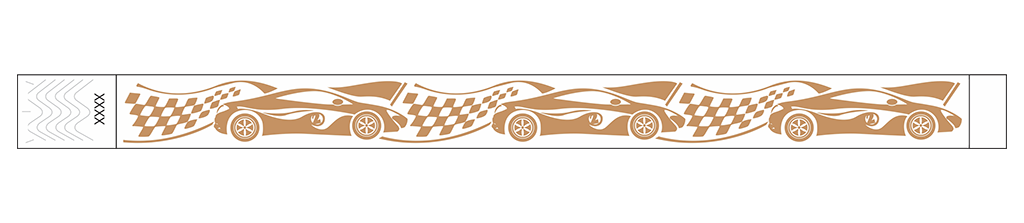 Grand Prix Racecar - 3/4" Tyvek® Wristbands