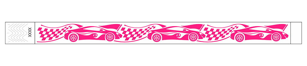 Grand Prix Racecar - 3/4" Tyvek® Wristbands