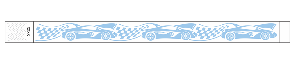 Grand Prix Racecar - 3/4" Tyvek® Wristbands