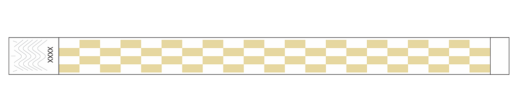 Gridlock Stripes - 3/4" Tyvek® Wristbands