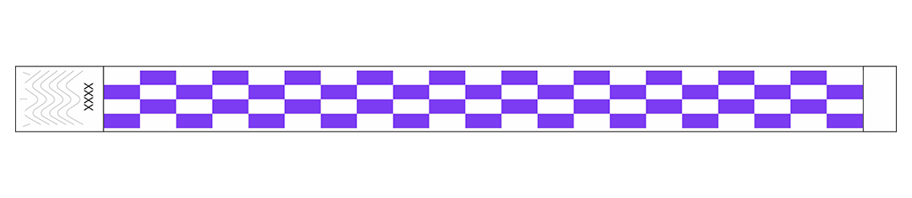 Gridlock Stripes - 3/4" Tyvek® Wristbands