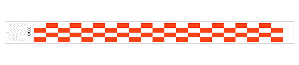 Gridlock Stripes - 3/4" Tyvek® Wristbands