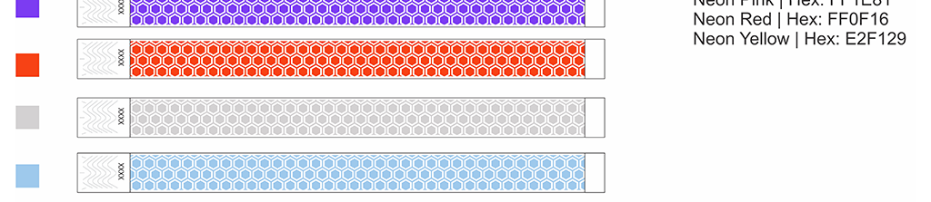 Hive - 3/4" Tyvek® Wristbands