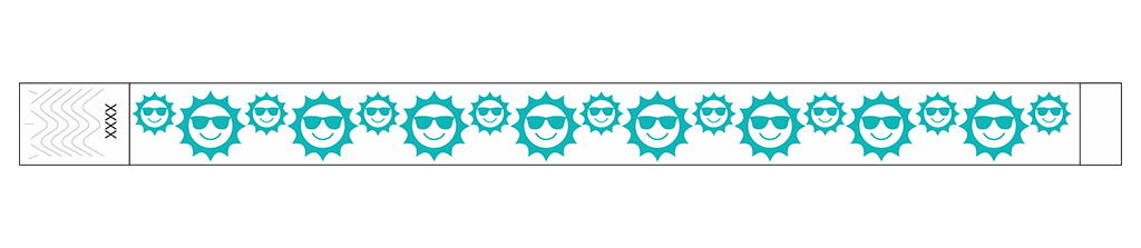 Sunfaces - 3/4" Tyvek® Wristbands