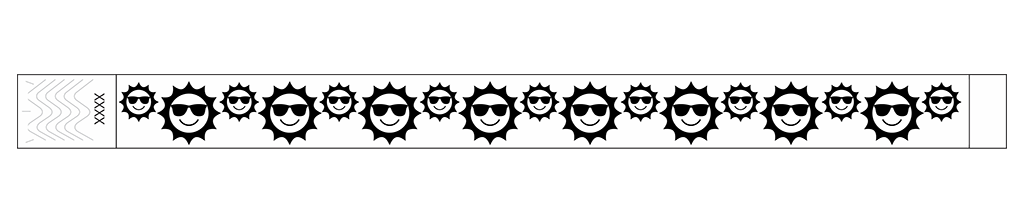 Sunfaces - 3/4" Tyvek® Wristbands
