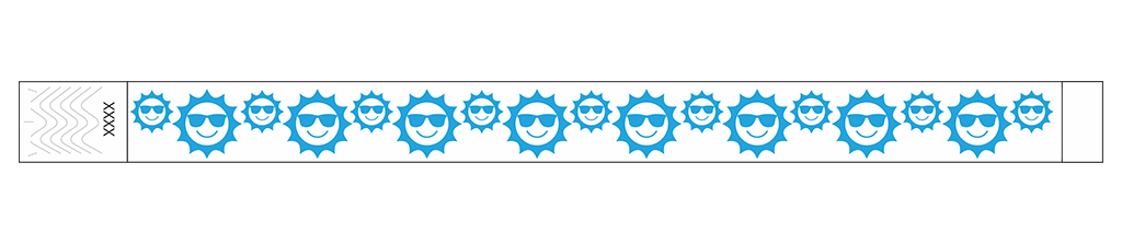 Sunfaces - 3/4" Tyvek® Wristbands