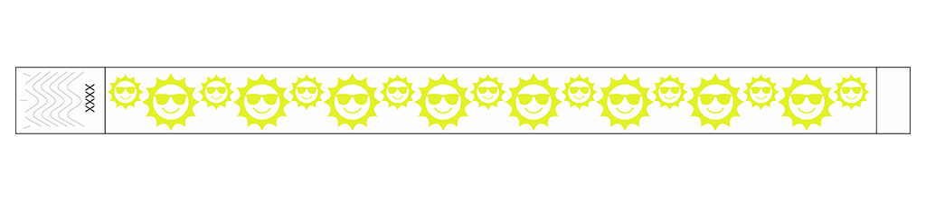 Sunfaces - 3/4" Tyvek® Wristbands