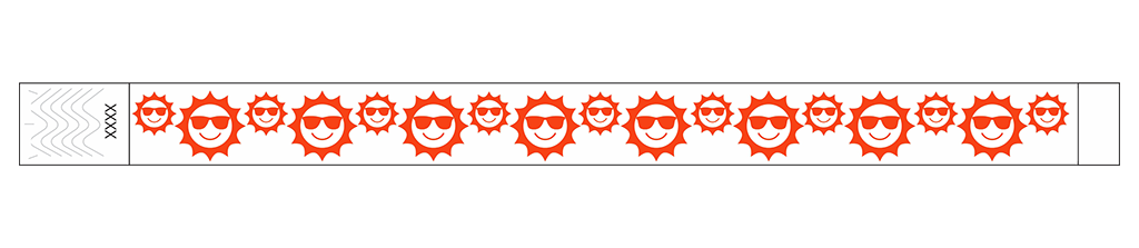 Sunfaces - 3/4" Tyvek® Wristbands