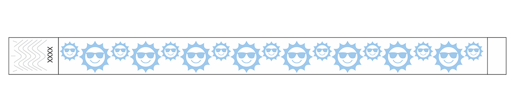 Sunfaces - 3/4" Tyvek® Wristbands
