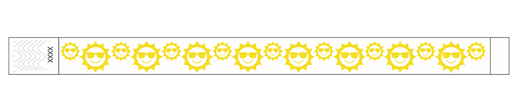 Sunfaces - 3/4" Tyvek® Wristbands