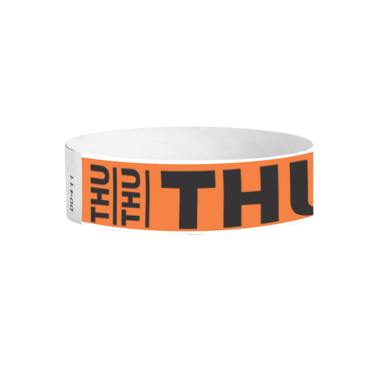 Thursday pattern Tyvek wristbands – day-of-the-week event wristbands