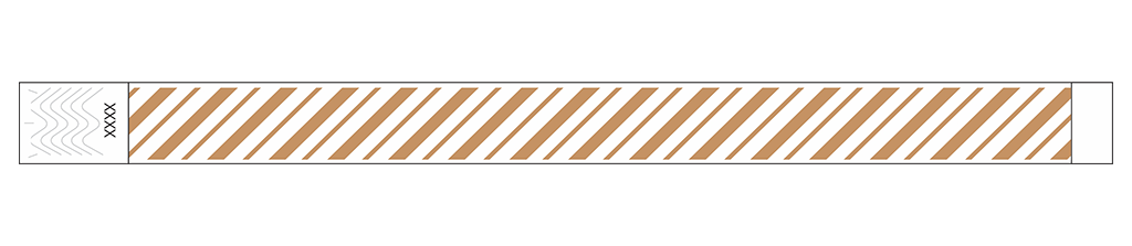 Velocity Stripes - 3/4" Tyvek® Wristbands
