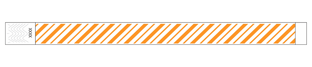 Velocity Stripes - 3/4" Tyvek® Wristbands