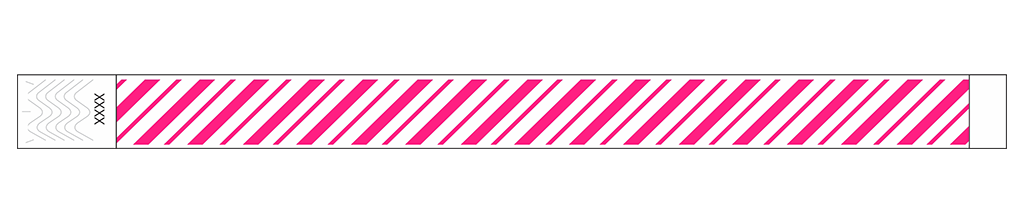 Velocity Stripes - 3/4" Tyvek® Wristbands