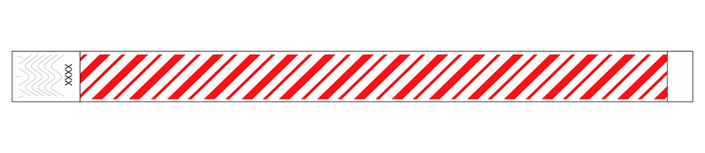 Velocity Stripes - 3/4" Tyvek® Wristbands