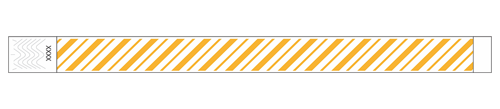 Velocity Stripes - 3/4" Tyvek® Wristbands