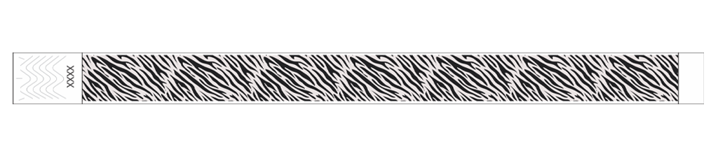 Zebra Vibe - 3/4" Tyvek® Wristbands