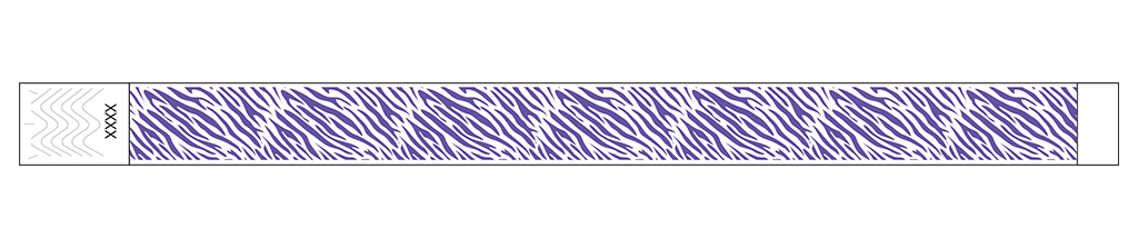 Zebra Vibe - 3/4" Tyvek® Wristbands