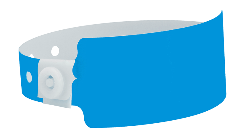 Plastic Wide Face Wristbands