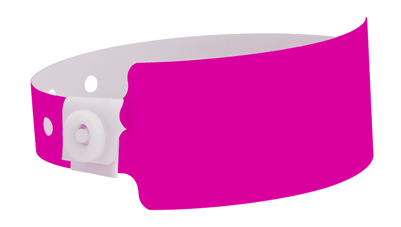 Plastic Wide Face Wristbands
