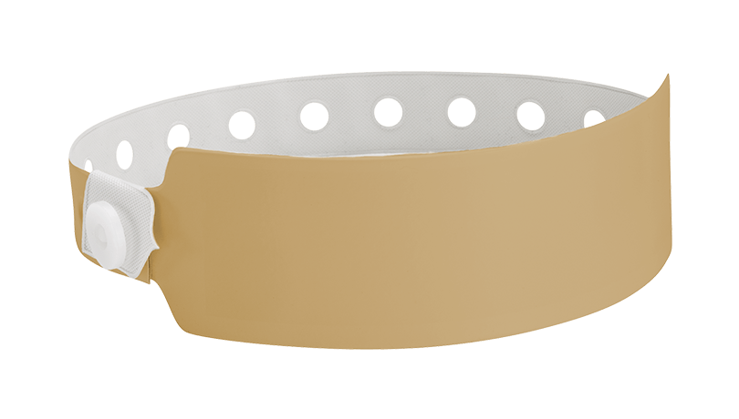 Vinyl Wide Face Wristbands