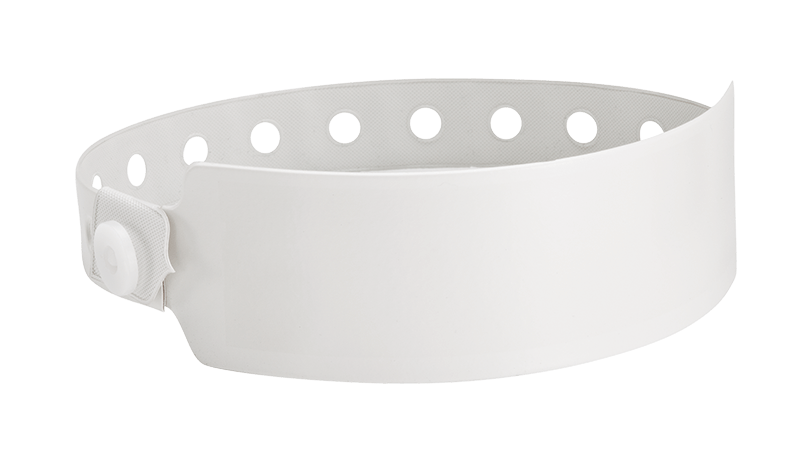 Vinyl Wide Face Wristbands